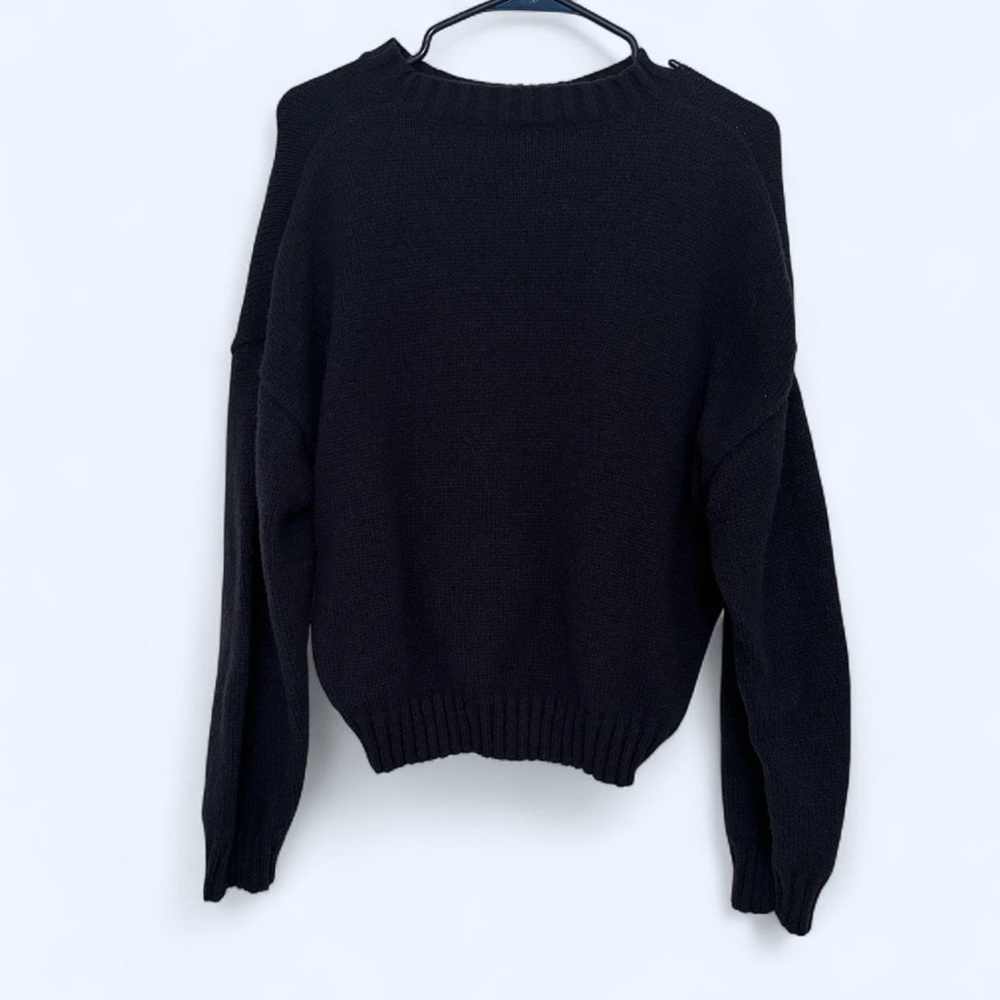 Classic Navy Blue Women's Sweater